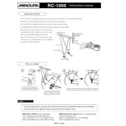 MINOURA Rear Rack RC-1200
